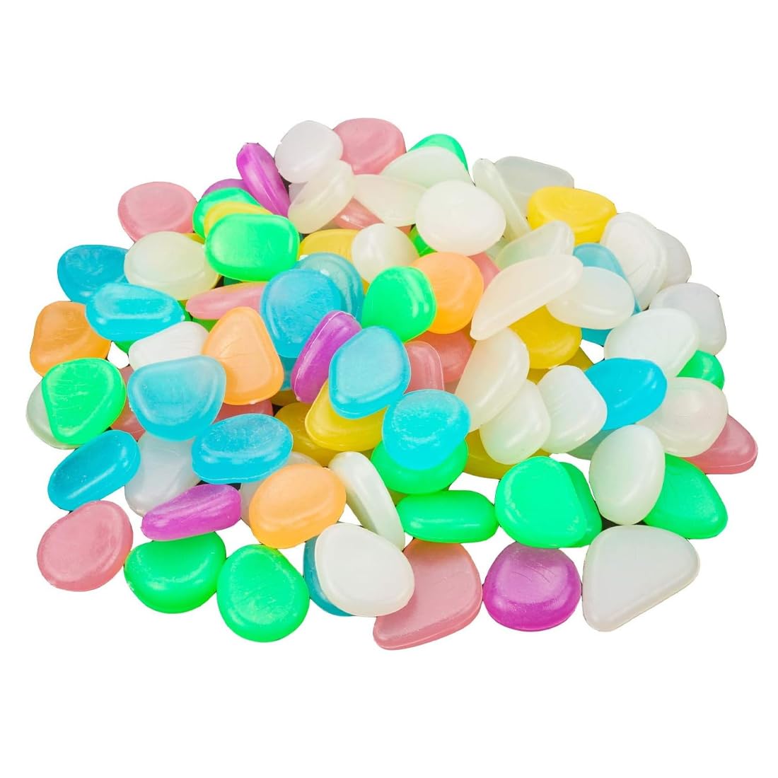 GXGM 300 piedras luminosas, piedras decorativas, piedras de jardín con luz o energía solar, adecuadas para acuarios, macetas, jarrones, exteriores, césped, pasarelas