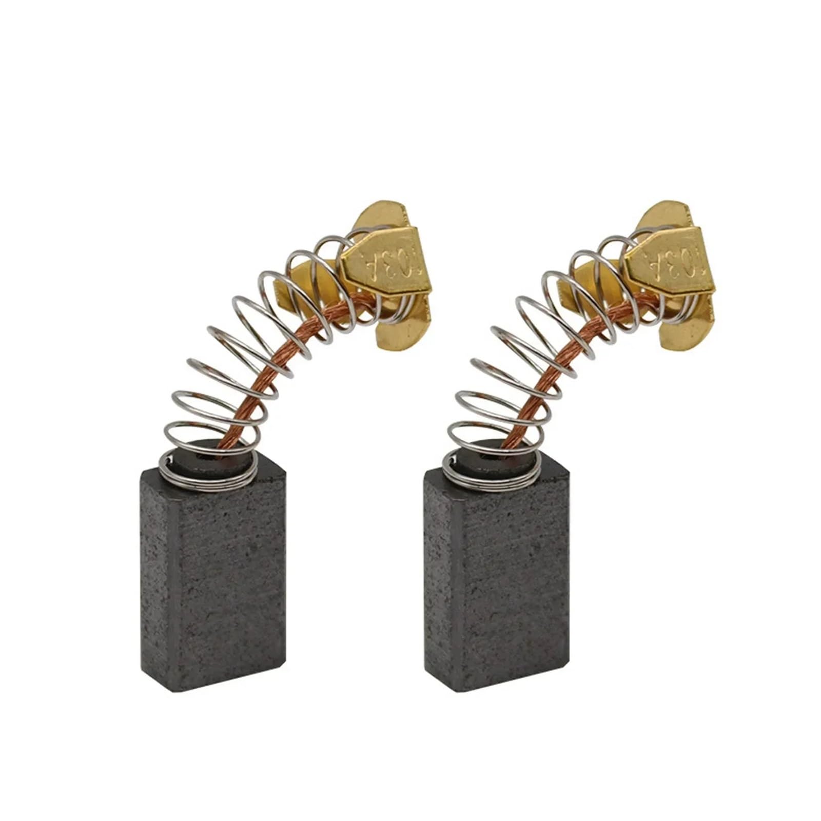 Lot de 10 balais de charbon 15 x 10 x 6 mm for perceuse à percussion CB-100 CB-102 CB-103 CB-105 CB-106, meuleuse d'angle, moteur de scie circulaire