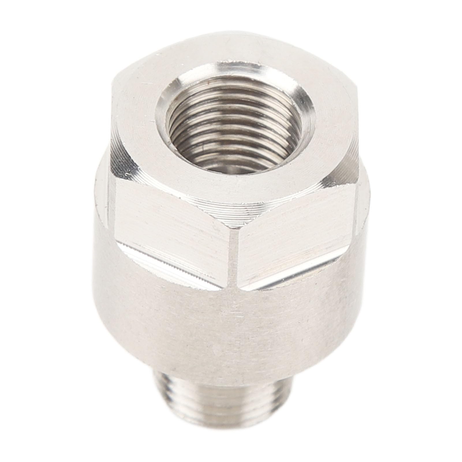 Aramox Adattatore per Manometro Dell'Olio, 1/8 Pollici NPT Maschio a M10x1,0 Femmina per Decollo del Manometro della Pressione Dell'acqua