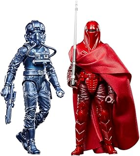 Star Wars The Black Series Carbonized Collection Emperor’s Royal Guard & TIE Pilot, Star Wars: Return of The Jedi 6-Inch Action Figures (Amazon Exclusive)