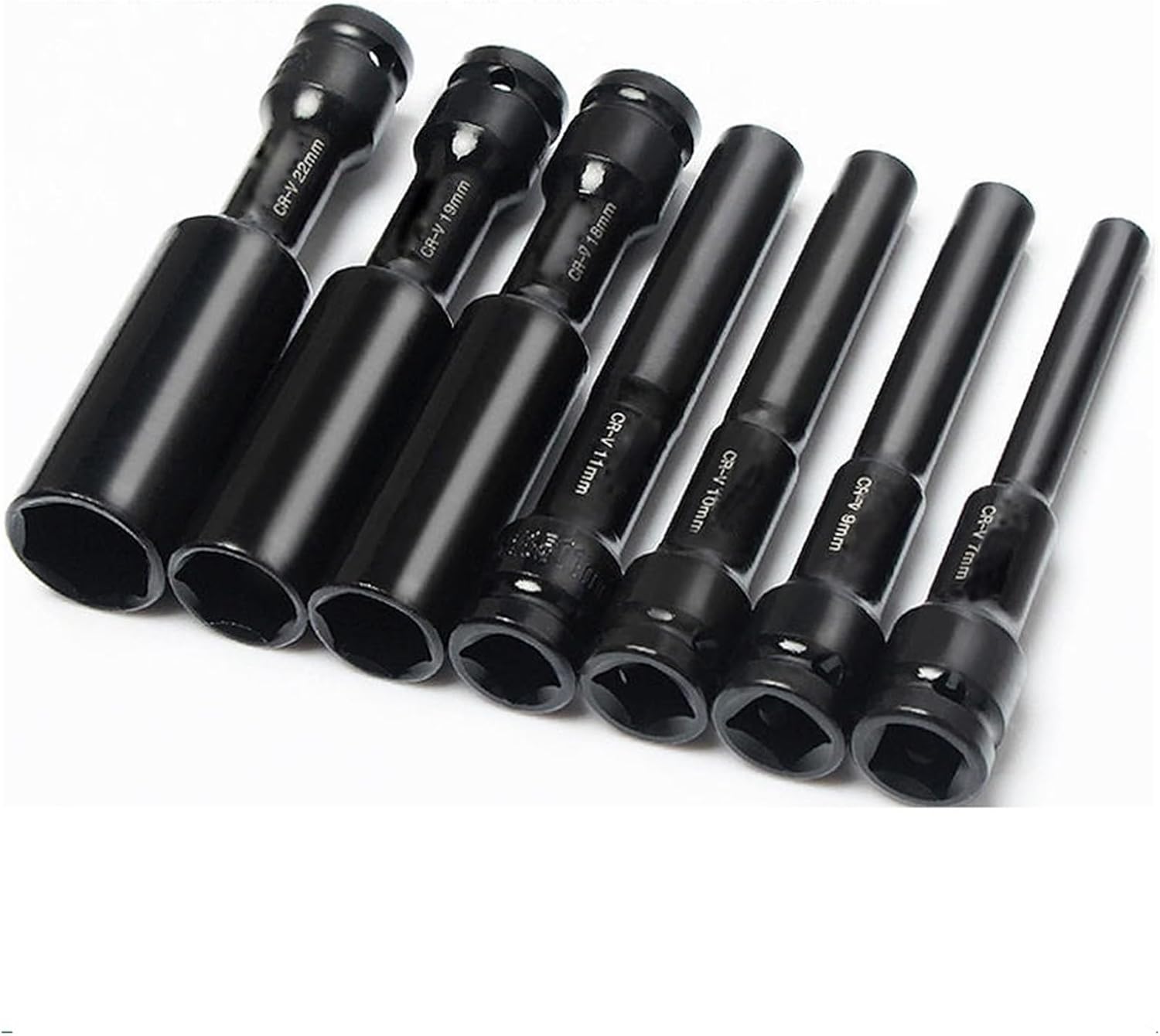 128mm Thin-Walled Sleeve 1/2' Square Drive Lengthen Thin Deepen Hex Sockets Wrench 7mm- 24mm(13mm 1pcs)