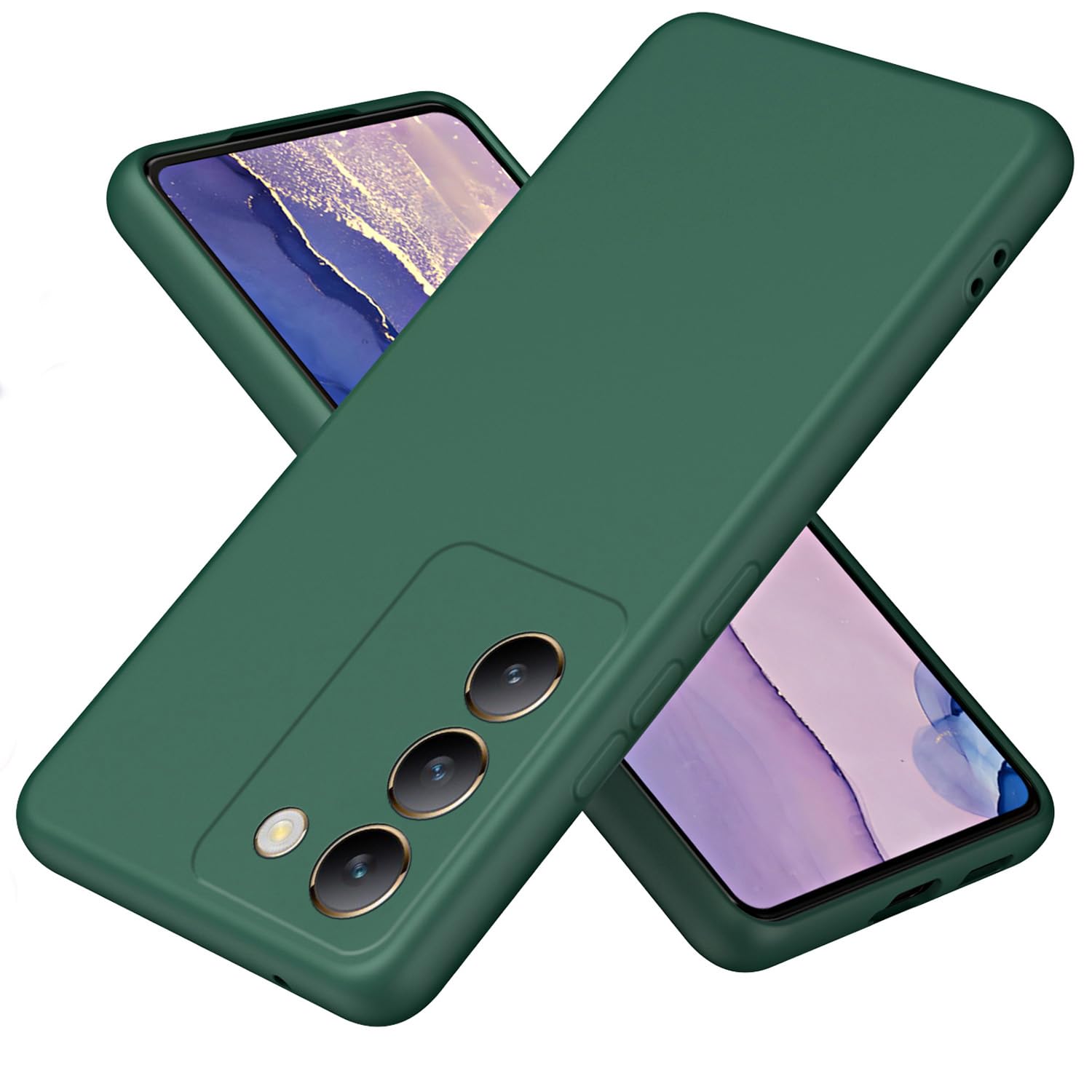 Custodia XINYEXIN Per Vivo V40 SE In Silicone Morbido: Fantasia Carina Lavanda, Ultra-sottile E Resistente