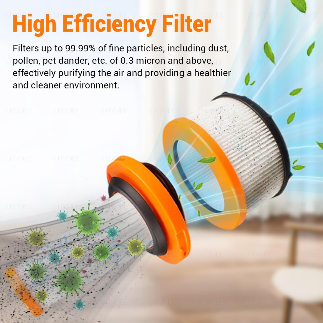 Części zamienne do filtrów próżniowych do Rowenta X-FORCE FLEX 9.60 i X-NANO ESSENTIAL RH20xx RH2078 RH2037 RH2038 RH2039 RH20C2, 2 filtry piankowe + 2 filtry silnika do ZR009010, ZR009000 12