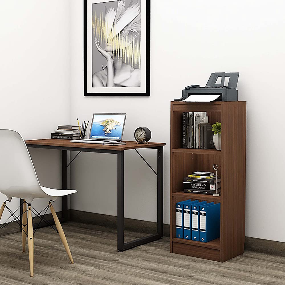 Alpha Bookshelf Printer Stand with 3 Shelf, 42" High Tower