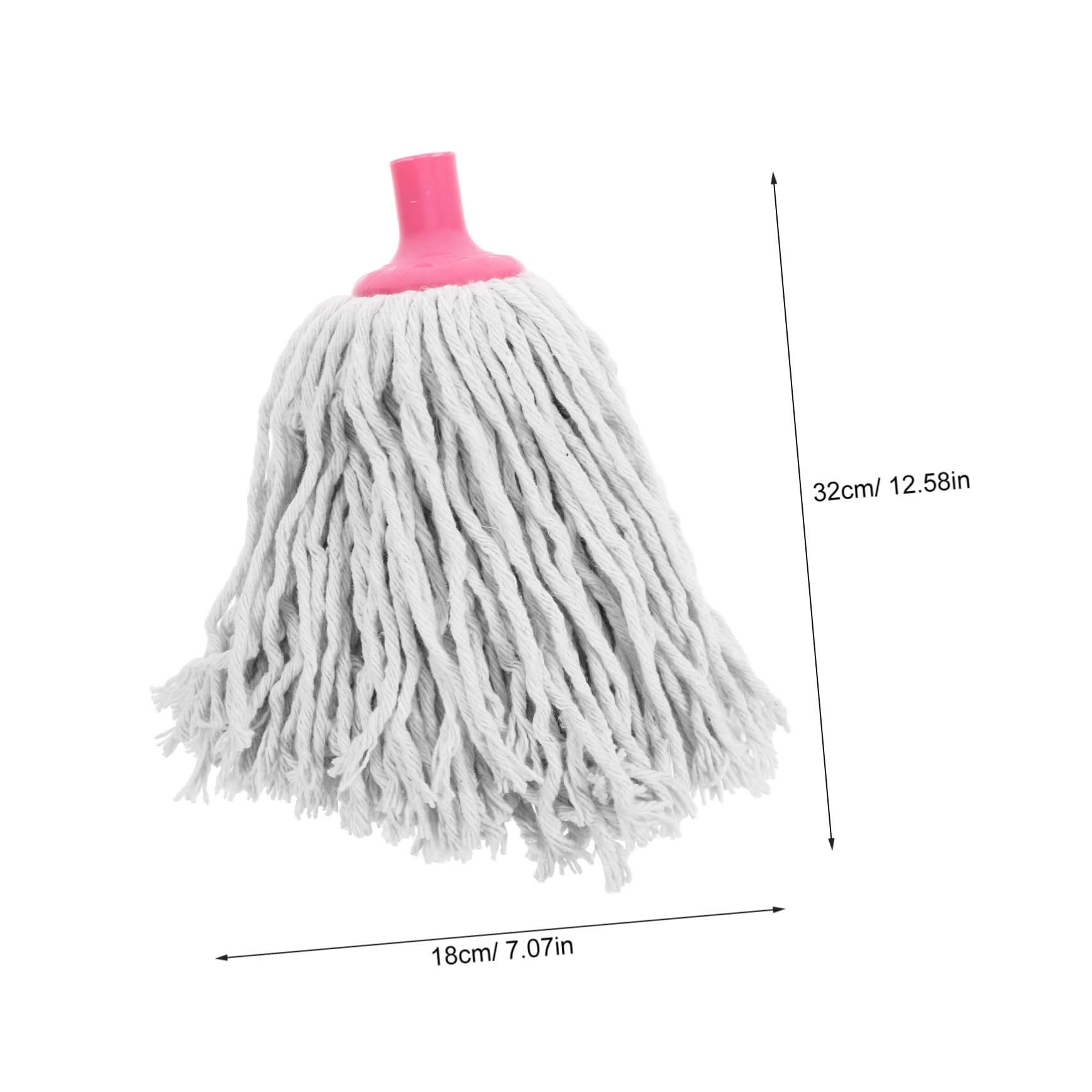 Cabilock Mop Head Wet Mopping Commercial Reusable Steam Small Part Washable Replace Clean Oh Sponge Mop Mops Mop Refill Accessory Household Mop Refill Mop Supplies Cotton White