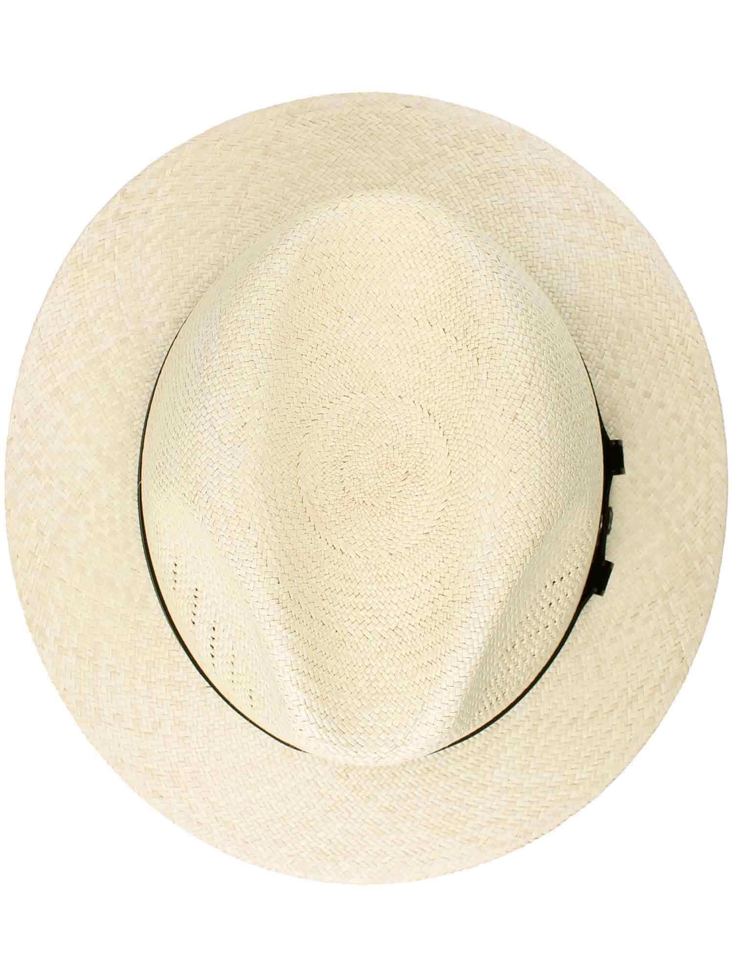 bugatti cappello Panama originale da uomo - cappello da sole con fascia in pelle - disponibile nelle misure 57, 59 e 61