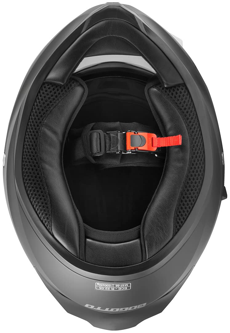 Bogotto H128 Solid Helm, schwarz, XS | Pinlock vorbereitet