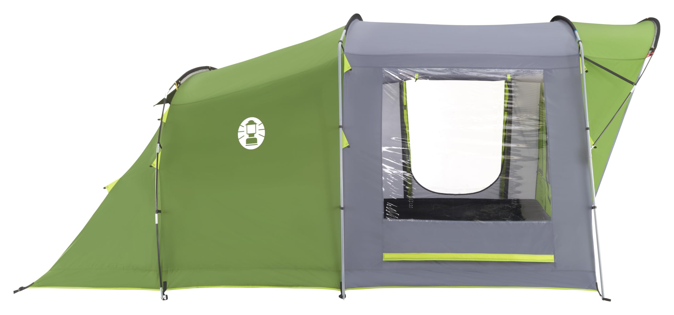 Coleman Oak Canyon - Tienda de campaña para 4 personas, túnel familiar para 4 personas con 2 dormitorios y sala de estar especiales oscurecidos, tienda de campaña para 4 personas, impermeable de 4500