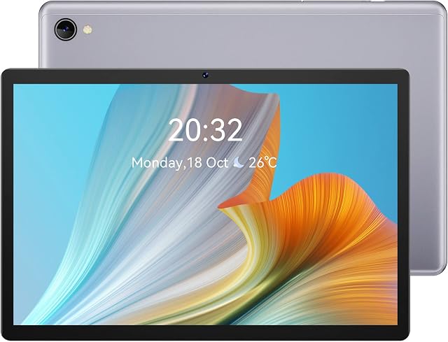 10.1 inch Tablet CUBOT Tablet PC, 4GB+64GB/128GB Extended, 1200 * 1920 Resolution FHD+ Display, Android 11, 6000mAh, 13MP+5MP, Octa-core Processor, GPS, WiFi, Blu - UK Version (Grey)