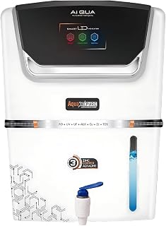 Aqua X Pure AquaVision AI White Smart RO Water Purifier White | RO+UV+UF Filtration | Copper & Zinc Mineral Boost | 12L Ta... Price In India