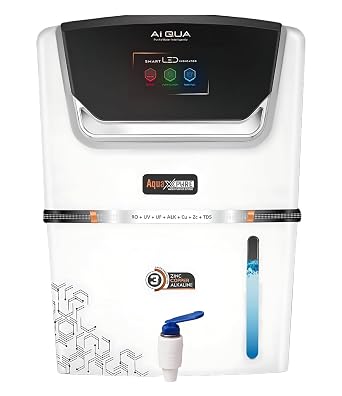 Aqua X Pure AquaVision AI White Smart RO Water Purifier White | RO+UV+UF Filtration | Copper & Zinc Mineral Boost | 12L Tank | 20 LPH Smart Filteration | Modern Wall-Mount Design | 1 Year Warranty*.
