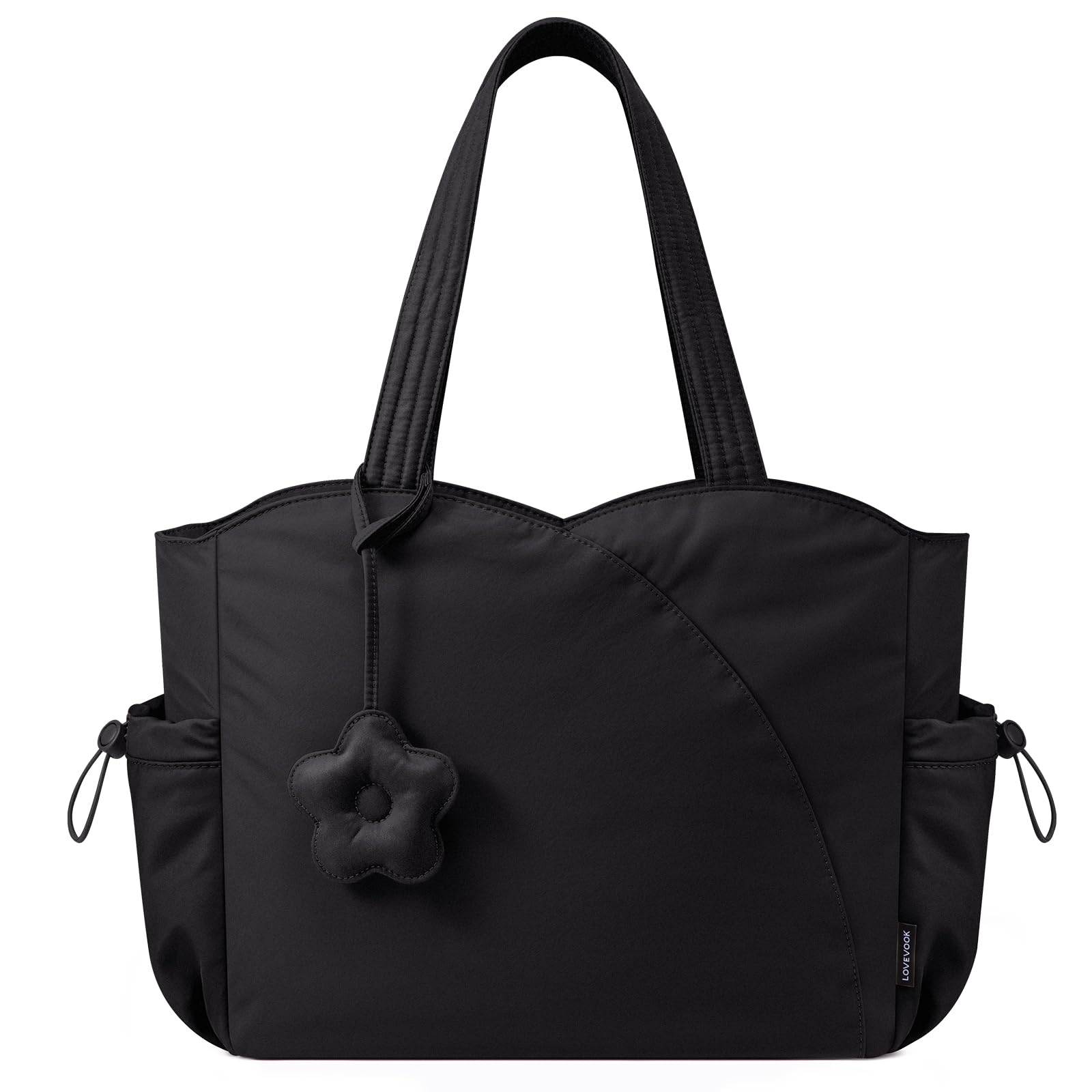 LOVEVOOK Shopper Tasche Damen, Leicht Puffer Taschen Tote Bag Handtaschen Arbeitstasche, Groß Laptoptasche Süß Tragetasche Schultertasche Lehrertasche für Arbeit Uni Schule Reise
