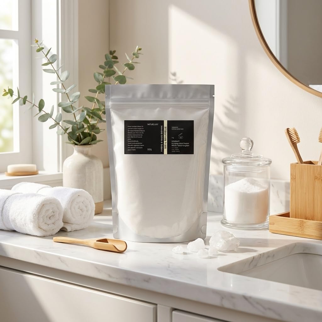 Alaunstein in Surfin-Pulver, 1 kg: 100 % natürliches Deodorant und effektiver Weichspüler, hypoallergen, enthält keine Chemikalien