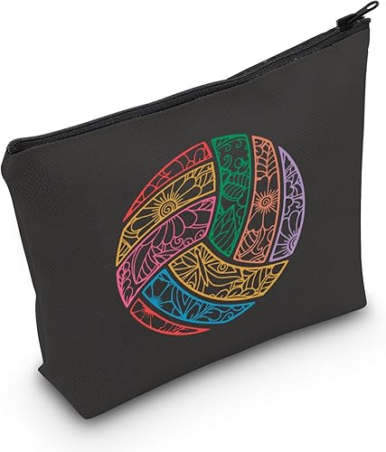 Regalos para amantes del voleibol, bolsa de maquillaje de voleibol, regalo de jugador de voleibol, regalo de entrenador de voleibol, regalo para