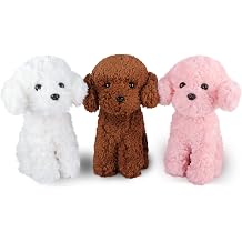 WEIGEDU لعبة رقيق رائعتين الحيوانات المحشوة بودل ، Labradoodle Dog Puppy Plush ألعاب الحيوانات للبنين الفتيات الأطفال الرضع عيد ميلاد عيد الفصح هدايا وقت النوم