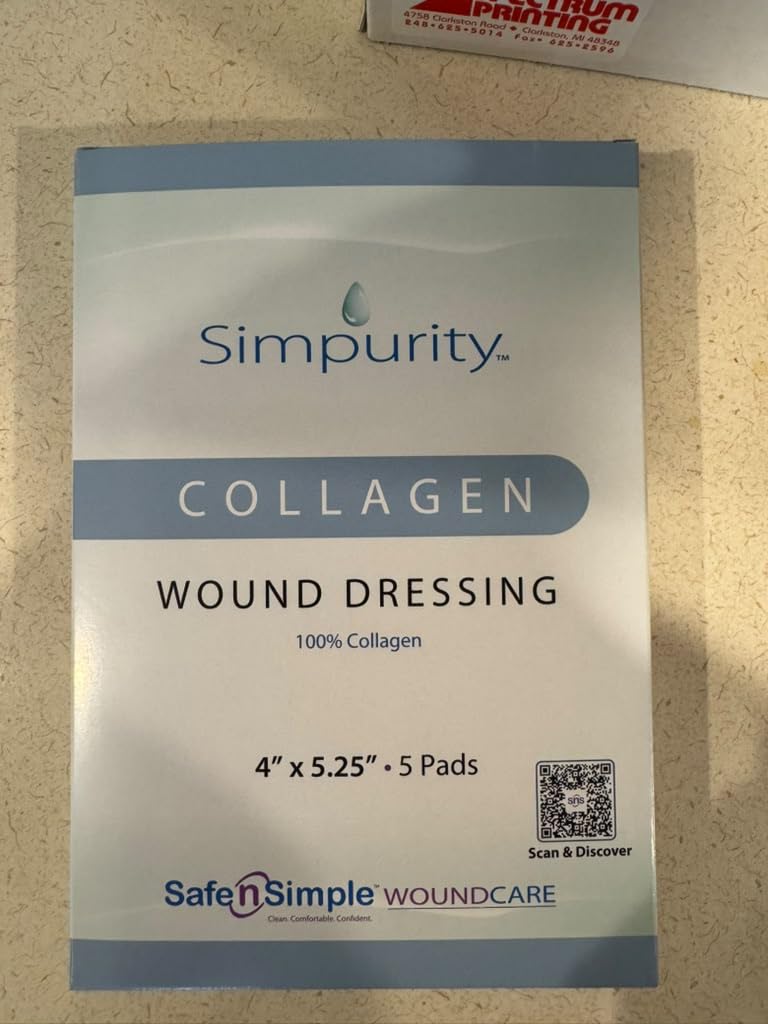 Powdered Collagen Wound Dressing - 1g Vials - 5 Count — Amazon image 8