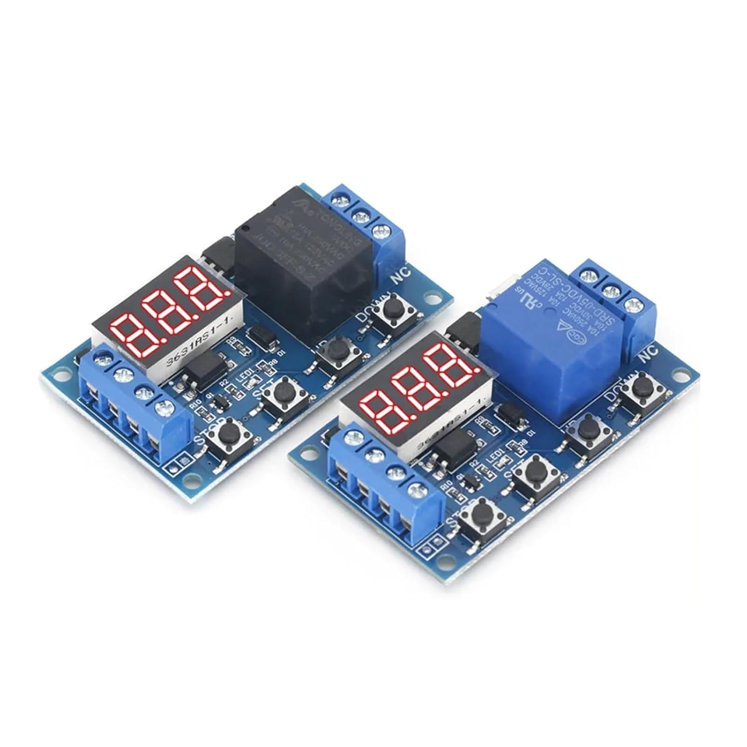 Relay Module PLC 6-30V Relay Module Switch Adjustable Off/on Switch Micro USB 5V(Black)