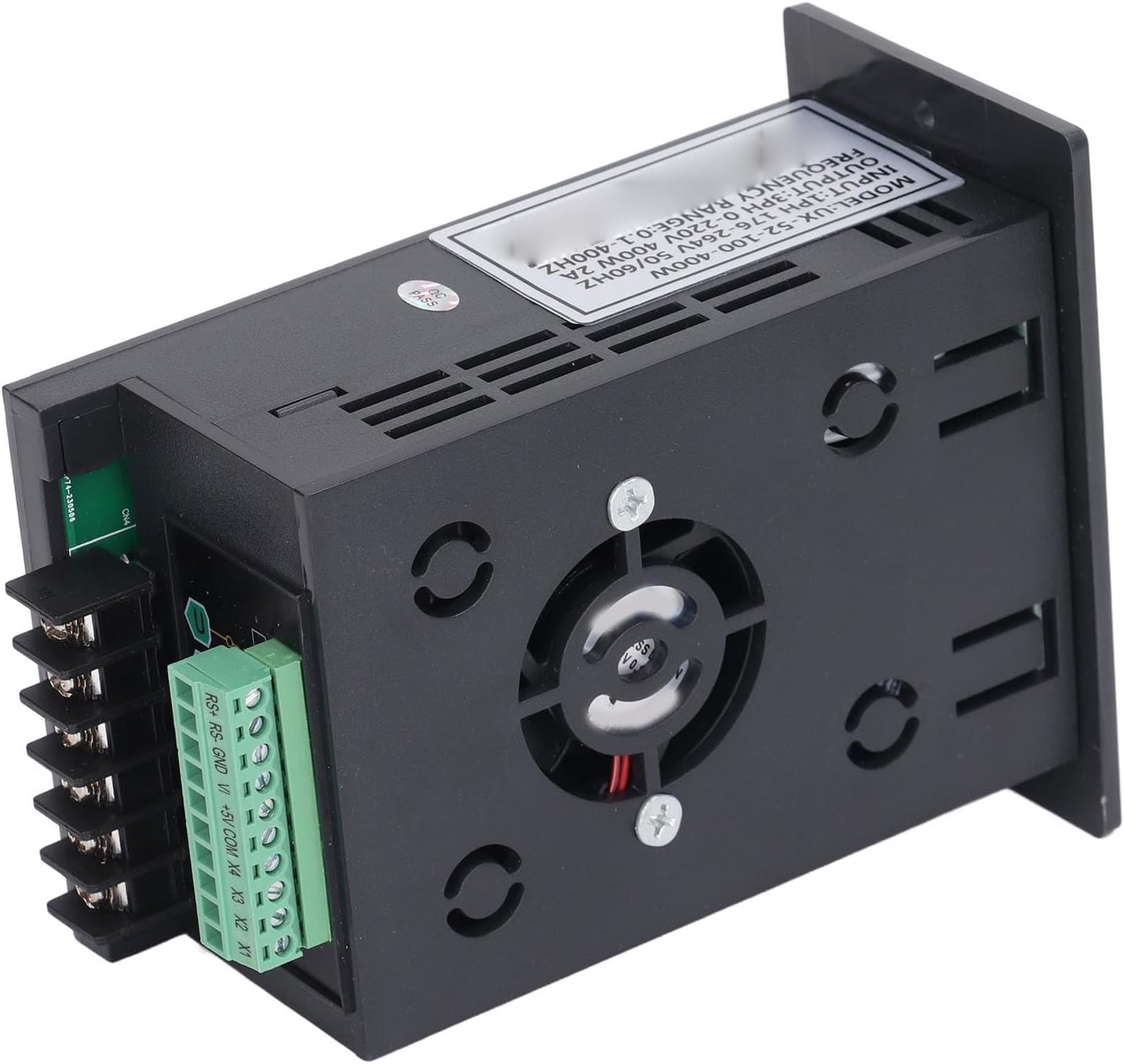 2 VFD, Compact 110V Input 220V Output, Small Variable Frequency Drive Single Phase to 3 Phase Converter for Motor with Strong, Energy Saving, LED Display Layout, V or F