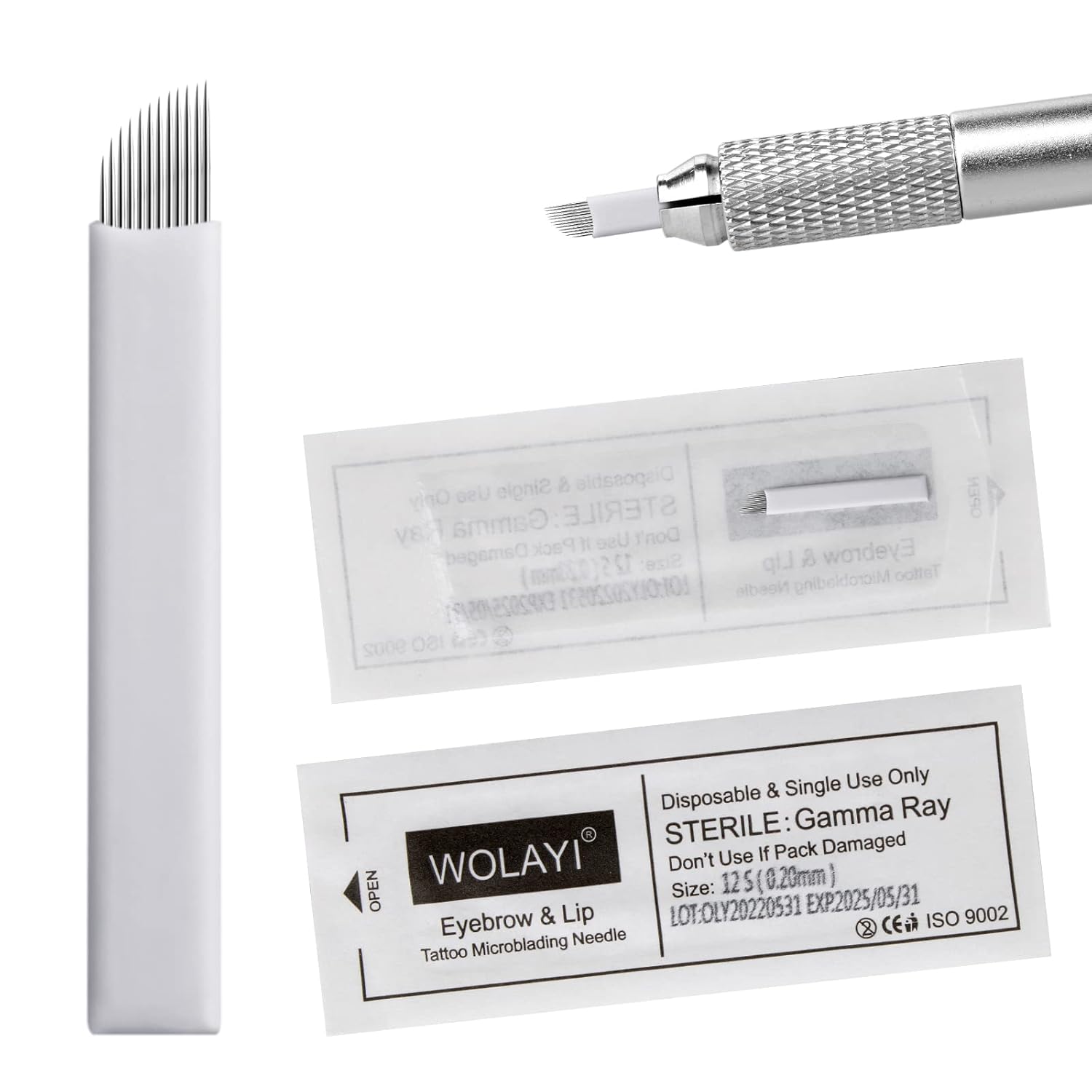 WOLAYI Microblading Blades 0.2mm Nano with Expiration Date