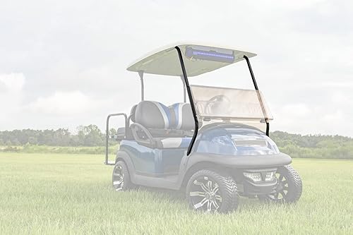 Miniatura 2 de Performance Plus Carts Club Car Precedent - Soporte de techo delantero para carrito de golf  Compatible con modelos 2004-2021
