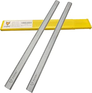 FOXBC 12-Inch HSS Planer Blades Replacement for Delta 22-540, Replaces 22-547 &amp; Delta TP300, Set of 2