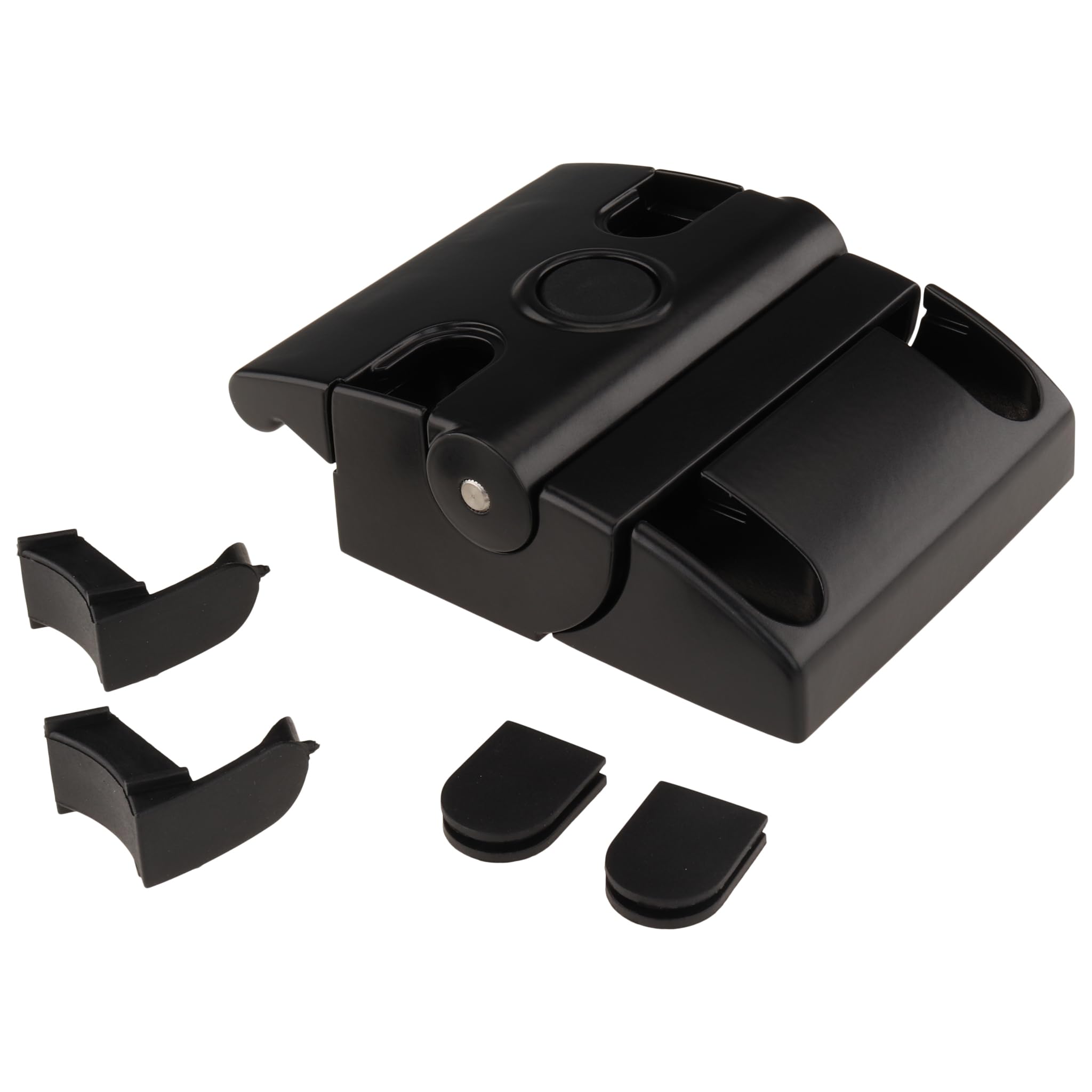 Fermeture Fallen Château Compact avec capot noir pour verrouillage de caisse de rangement