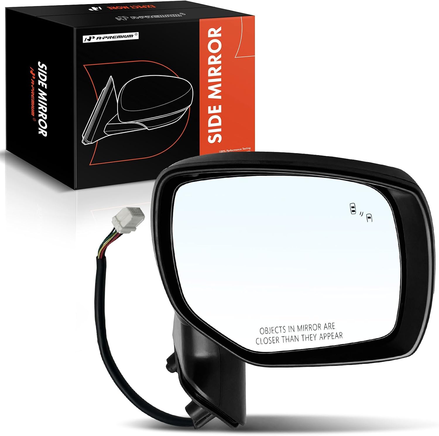A-Premium Passenger Side Power Door Mirror Compatible with Subaru