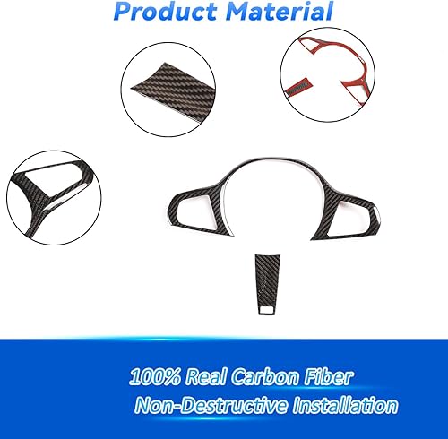 Miniatura 2 de Marco de botón de volante de fibra de carbono real para BMW 3 4 5 7 8 Series G28 G20 G22 G30 G11 G14 X3 G01 X4 G02 X5 G05 X6 G06 X7 G07 Z4 G29