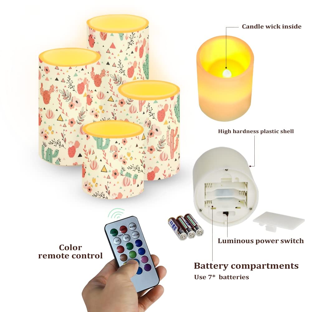 HUGS IDEA Dinosauro fossili scheletro T-rex stegosaurus senza fiamma lumino con luce gialla calda fiamma tremolante [arcobaleno - telecomando]