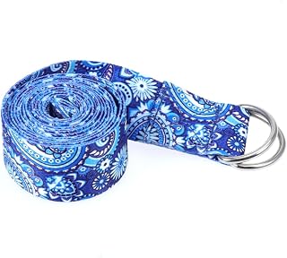 Toddmomy Rear View Mirrors elastic exercise bands stretching band extend strap yoga stretch belt pull strap printing blue enchantress fitness Blank Cards