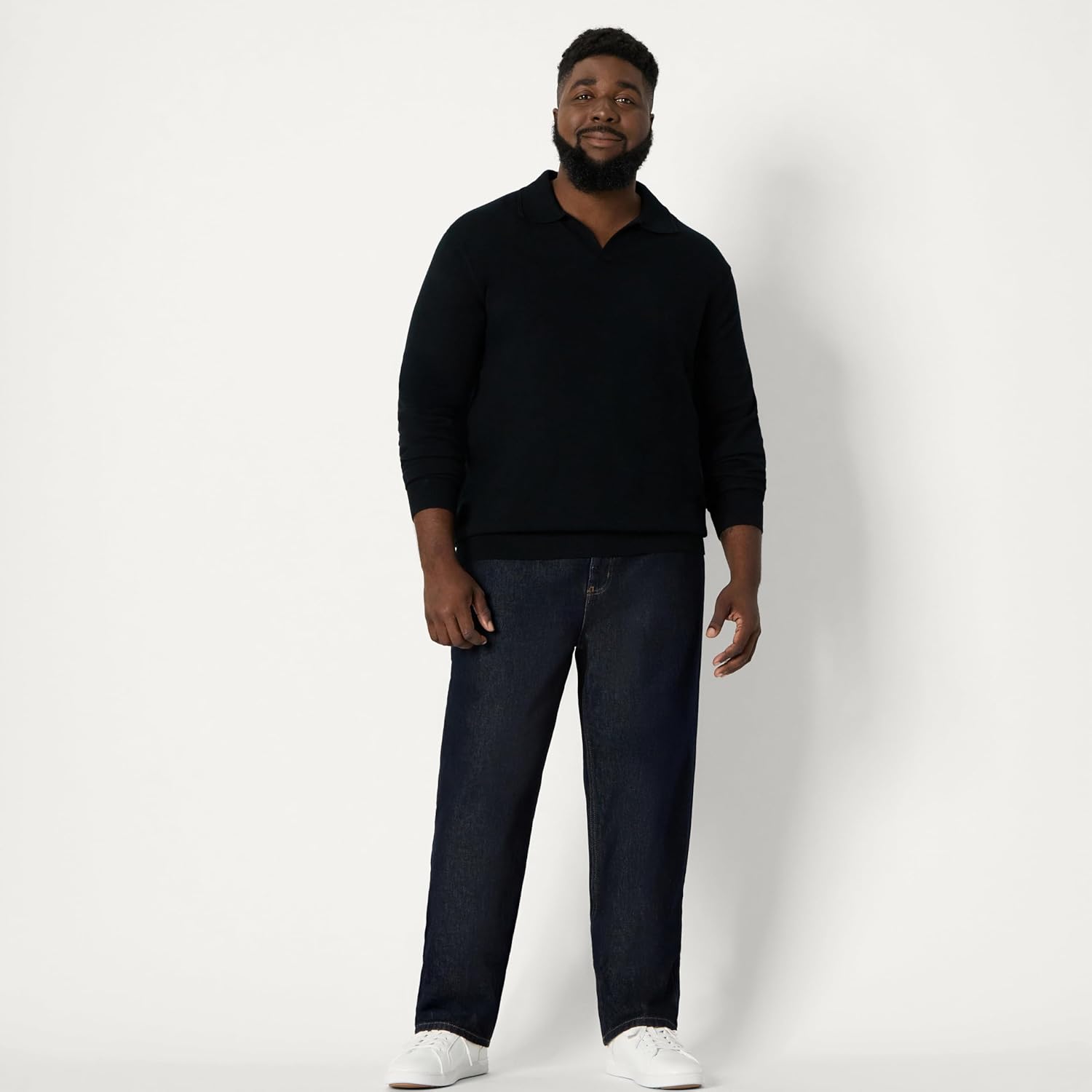 Amazon Essentials Men's Long Sleeve Regular Fit Knit Polo Sweater - Image 7