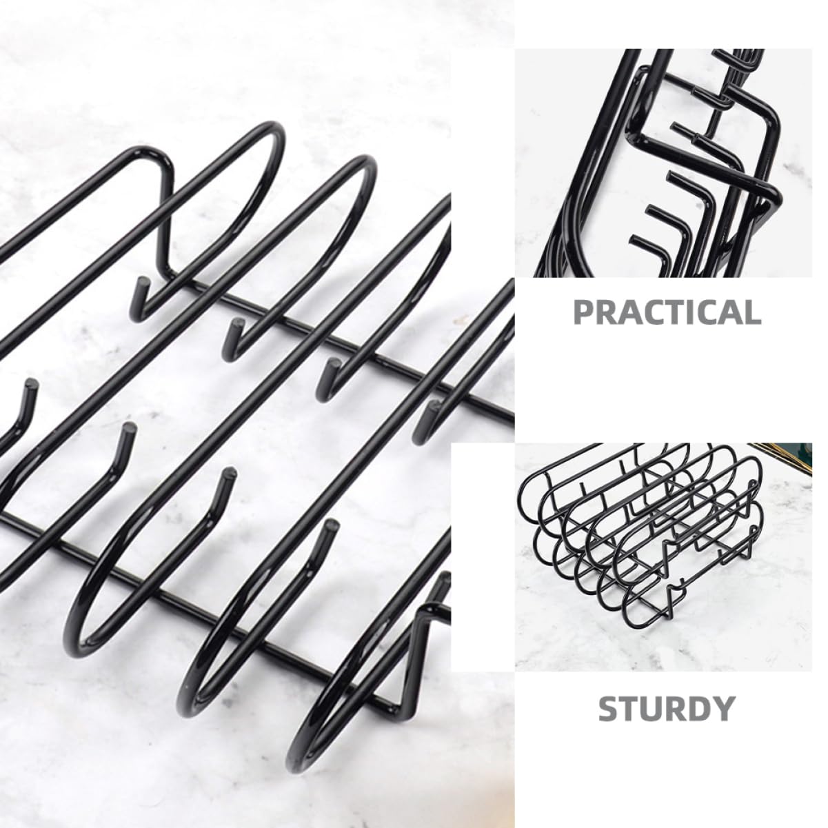 SUPVOX Supporto Portatile Barbecue Esterno da Acciaio Inossidabile in per Compatta Graticola per Grigliare Costine e Verdure Durante attività All'aperto