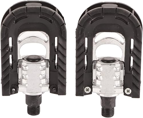 Miniatura 4 de Yosoo Health Gear 1 par de pedales de bicicleta plegables de metal, pedales de bicicleta plegables negros, pedales de bicicleta antideslizantes,