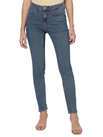 VERO Moda Women's High Rise Skinny Jeans