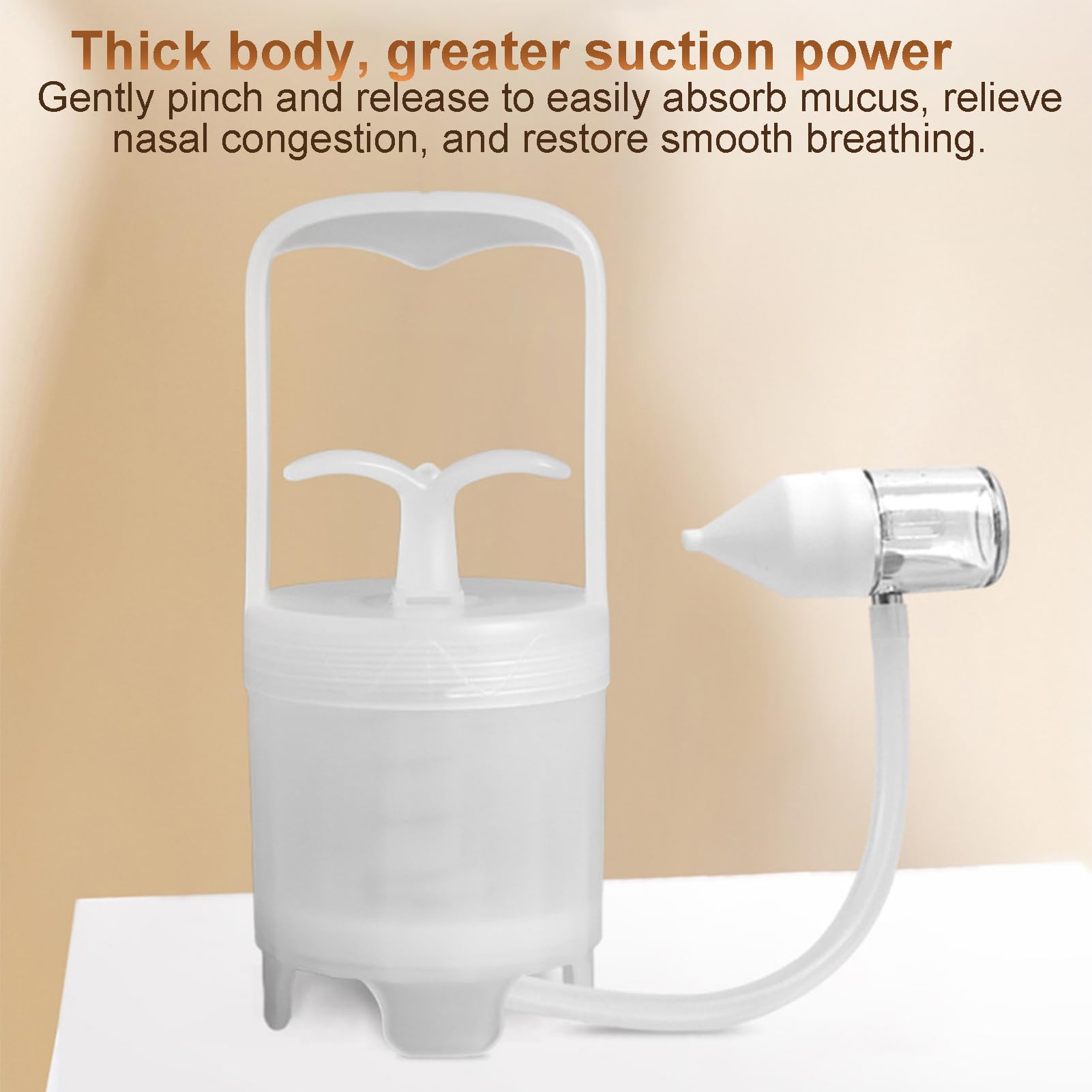 Aspirador nasal para niños pequeños, aspirador nasal manual | Manual para