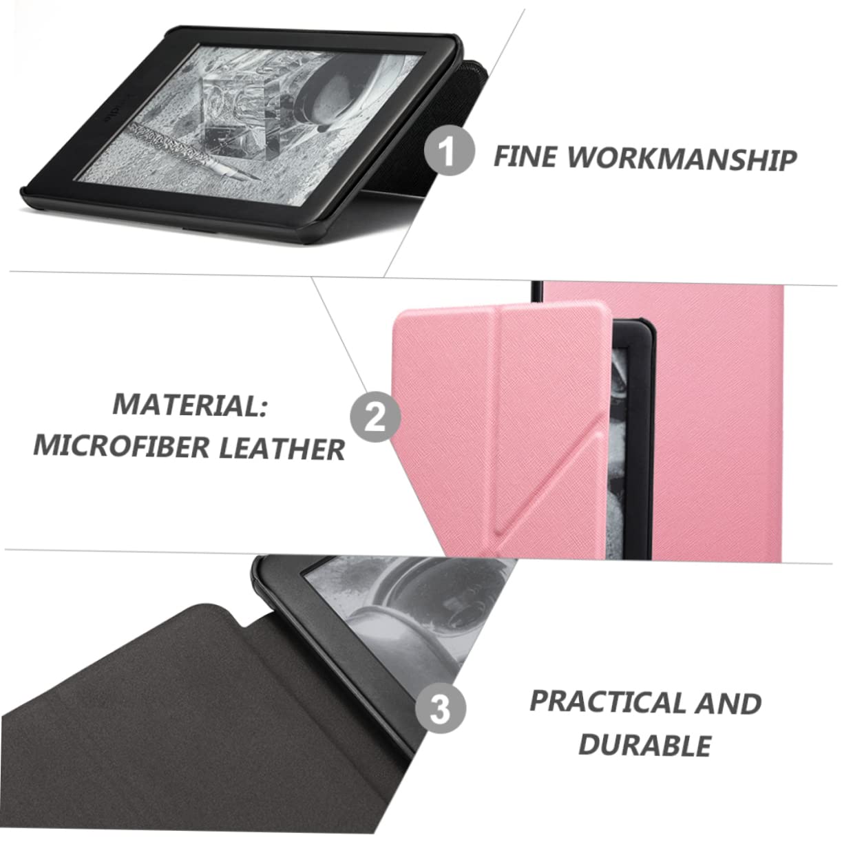 HEMOTON 3pezzi Custodia Protettiva Slim Per ª Generazione Design Elegante Con Funzione Di Auto Accensione e Spegnimento Protezione Completa Per Reader Morbido e Antigraffio Trasformers