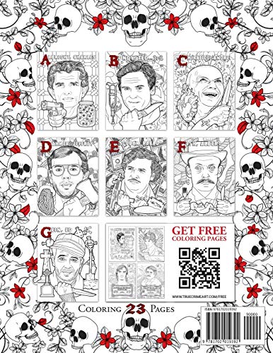 BLOODY ALPHABET: The Scariest Serial Killers Coloring Book. A True Crime Adult Gift - Full of Famous Murderers. For Adults Only.