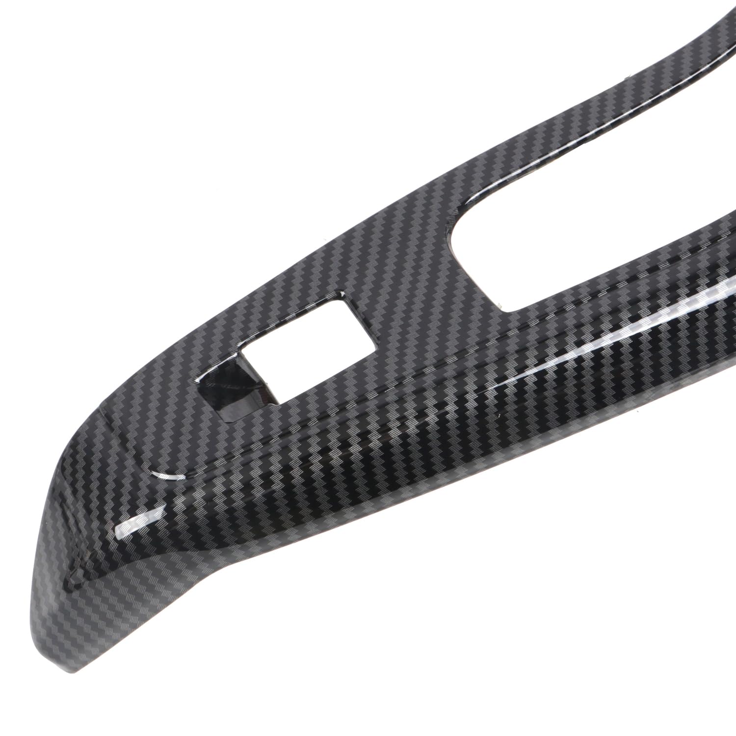 per PUMA ST, ST-Line, ST-Line X 2019 2020 2021 2022 2023 Coperture per interruttori interni delle finestre 4 pezzi in plastica ABS color fibra di carbonio
