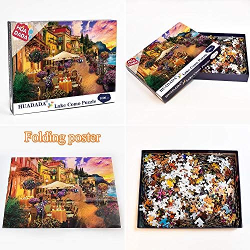 Jigsaw Puzzles for Adults 1000 Pieces Puzzles for Adults Gifts Challenging Game (Lake Como)