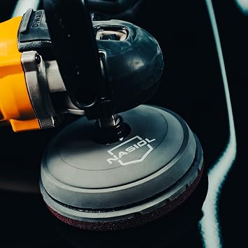 Nasiol Polisaj Tabanı 125/145 Mm 2 Parça-Cırtlı Pasta Cila Polisaj Aplikatörü, Detailing, Polisaj Ve Zımpara Makinesi, Araç Pasta Cila Uygulama