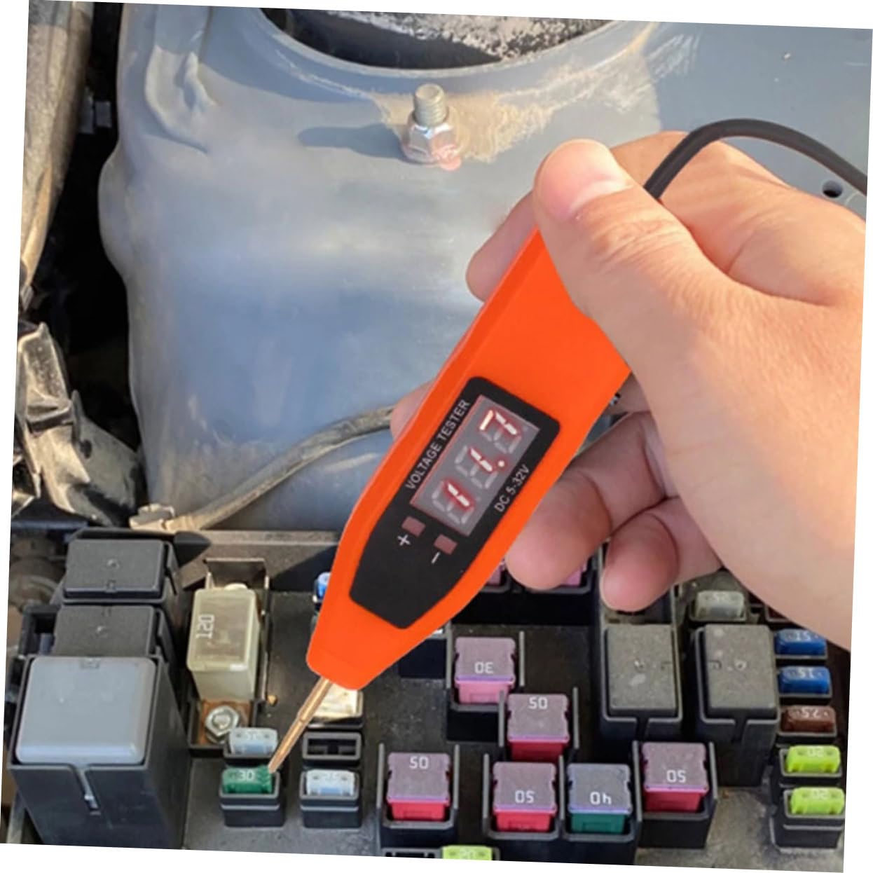 Ciieeo 4 Pièces Stylo de test de tension testeur USB automobile pouvoir numérique fusible voiture outil de test électrique de circuit Fuse Tester Automotive abdos