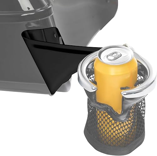 Miniatura 8 de XMT-MOTO Tour Pack - Soporte para vasos para bebidas para Harley Davidson Touring Electra Glide Road Glide 2014-2023