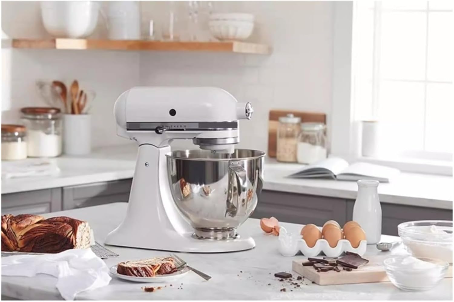 Stainless Steel Accessory Set, Suitable ，Compatible for Kitchenaid Desktop Mixer Bowls 5 Quarts Tilt Head Vertical Mixing Bowl