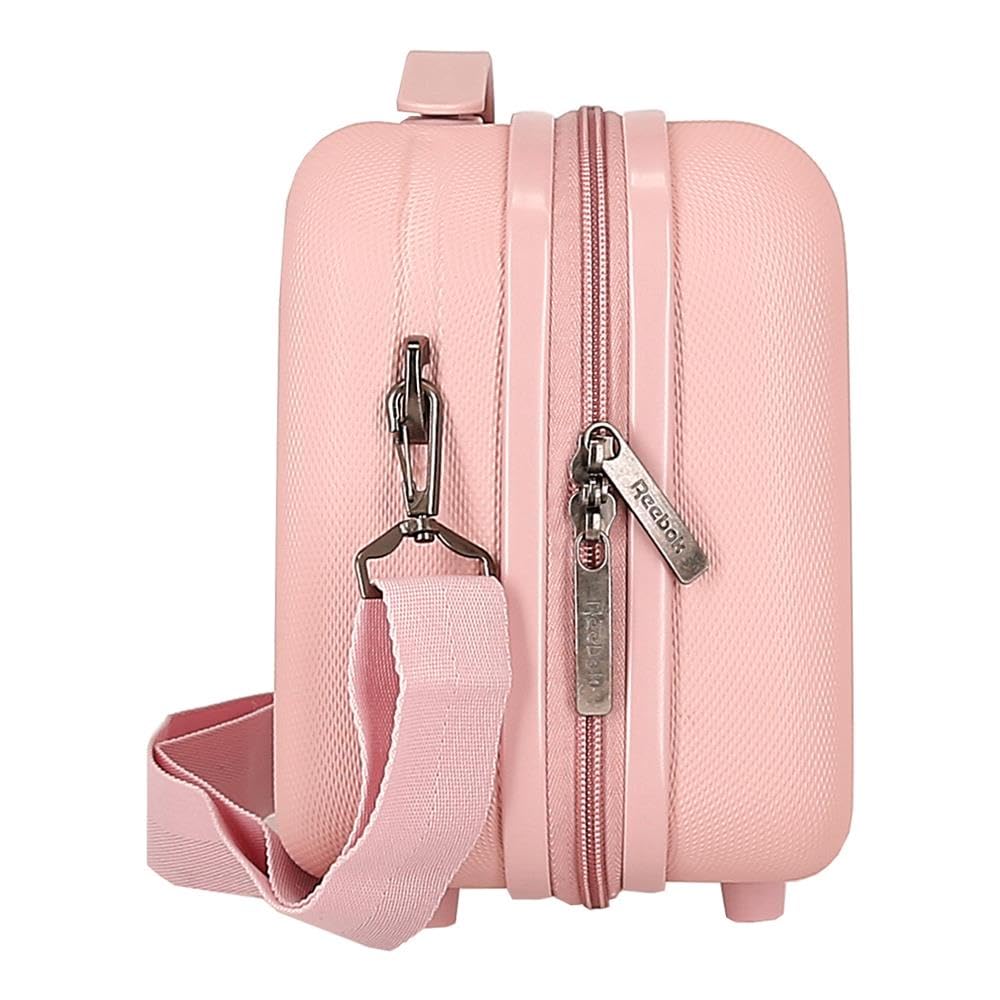 Reebok Franklin, Beauty case adattabile, realizzato in ABS, 29 cm x 21 cm x 15, maniglie con cerniera con fori per lucchetto, di Joumma Bags, CARNE, Trousse