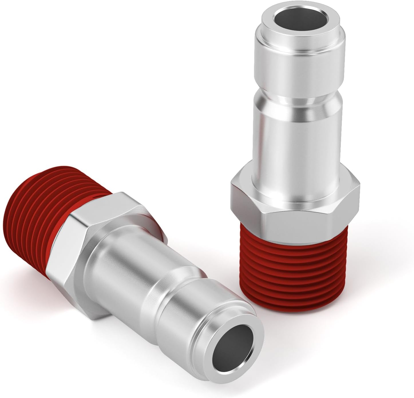 GASHER 1/2 Inch Body Size, T-Type Plug, 1/2 Inch Male Pneumatic Plugs(20-Pack)