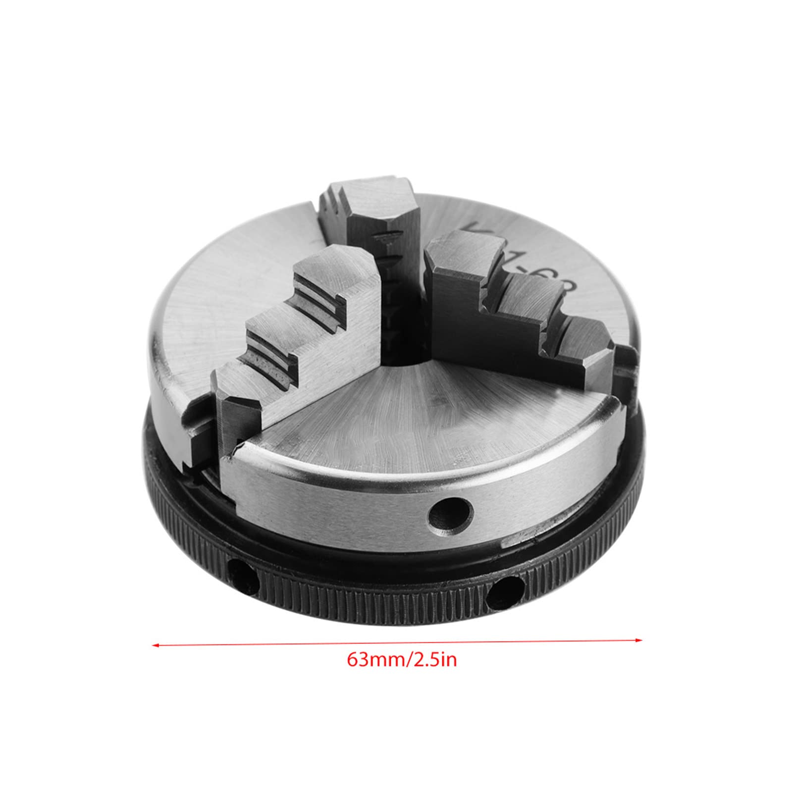 1PC 3-JAW K01-63/M14 PORTABROCAS DE TORNERO AUTOCENTRANTE MANUALE PER CARPENTERIA