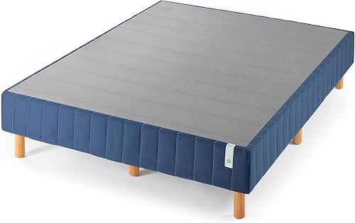 Miniatura 11 de Colchón Zinus Justina con somier tipo plataforma y patas, Acero Tela Madera, Gris Gris,marino,Beige,https://www.amazon.com/dp/undefined