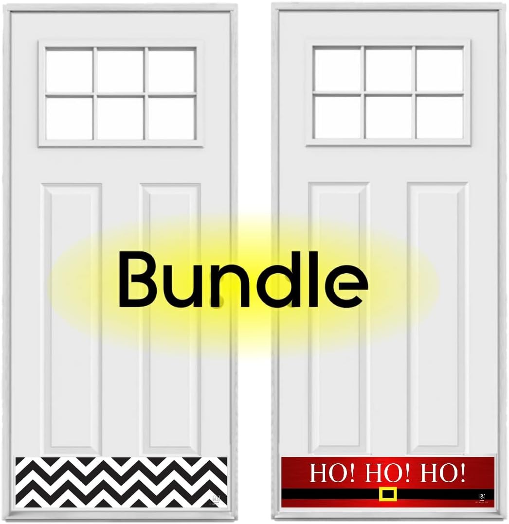 Decorative Magnetic Door Kick Plate Bundle - 6" x 30"