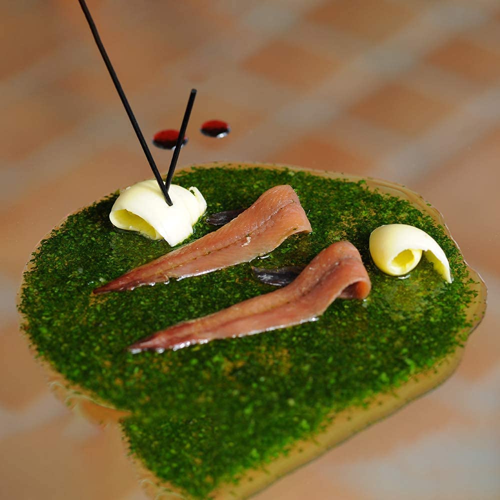 Filetti di acciughe in Salsa verde con olio extravergine d'oliva "EVO", (Confezione 4 pz. da Kg) - SAG