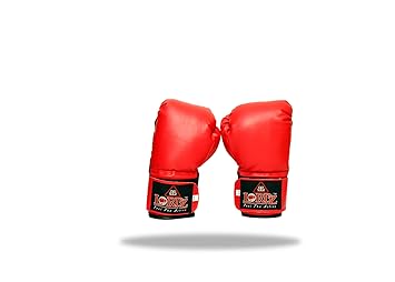 Lordz Junior Boxing Gloves for Kids (8 Oz, Red)